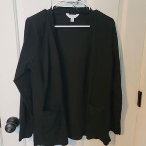 Time & Tru Black Cardigan, Gently Used